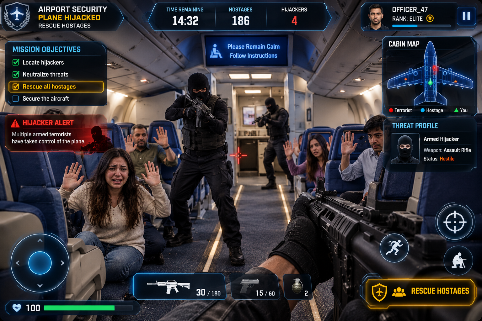 Airport Security Training & Emergency Response Simulator screenshot 2